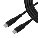 Cable USB-C a USB-C Unno Tekno CB4075BK 1.5 Metros Negro