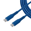 Cable USB-C a USB-C Unno Tekno CB4075BL 1.5 Metros Azul