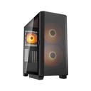Case Gaming Cougar Airface Flo RGB Black Media Torre Negro (Sin Fuente)
