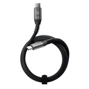 Cable USB-C a USB-C Klip Xtreme KAC-850-6FT 1.8 Metros Negro
