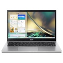 Laptop Acer A3 15" Intel Core i5-1235U 16GB RAM 512GB SSD Intel Graphics W11 Home Plateada Teclado Español