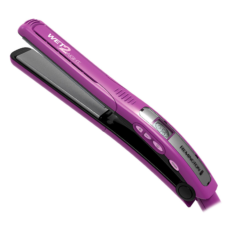 Plancha Alisadora Remington Pantalla Digital Wet 2 Straight Morado