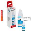 Botella de Tinta Canon GI-190C Cian 70ml