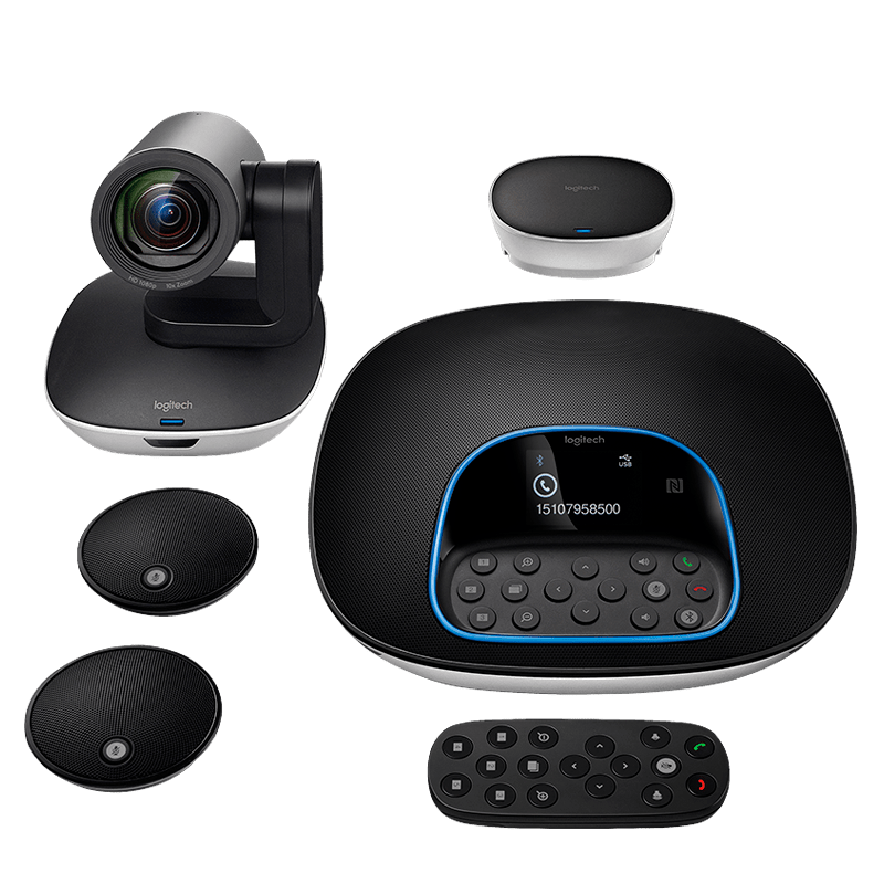 Sistema de Videoconferencia Logitech GROUP Bundle ConferenceCam Full HD + Expansión Micrófonos